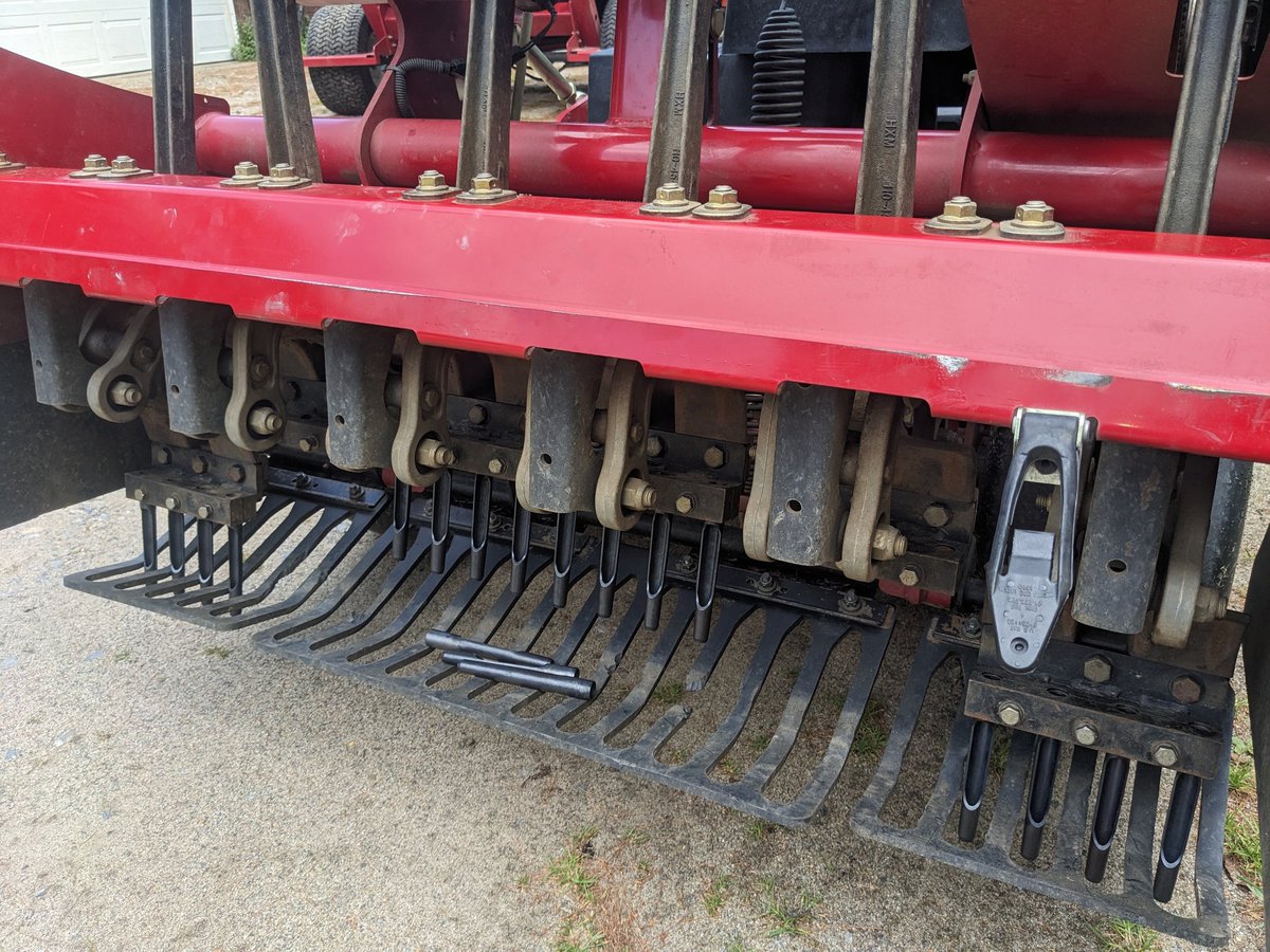 Another Procore rental dropped off.  If you're in the Capital Region north why spend $40k+ on a piece of equipment that's going to sit for 360+ days/yr when you can rent it from me!  I even installed the tines for this customer. #service