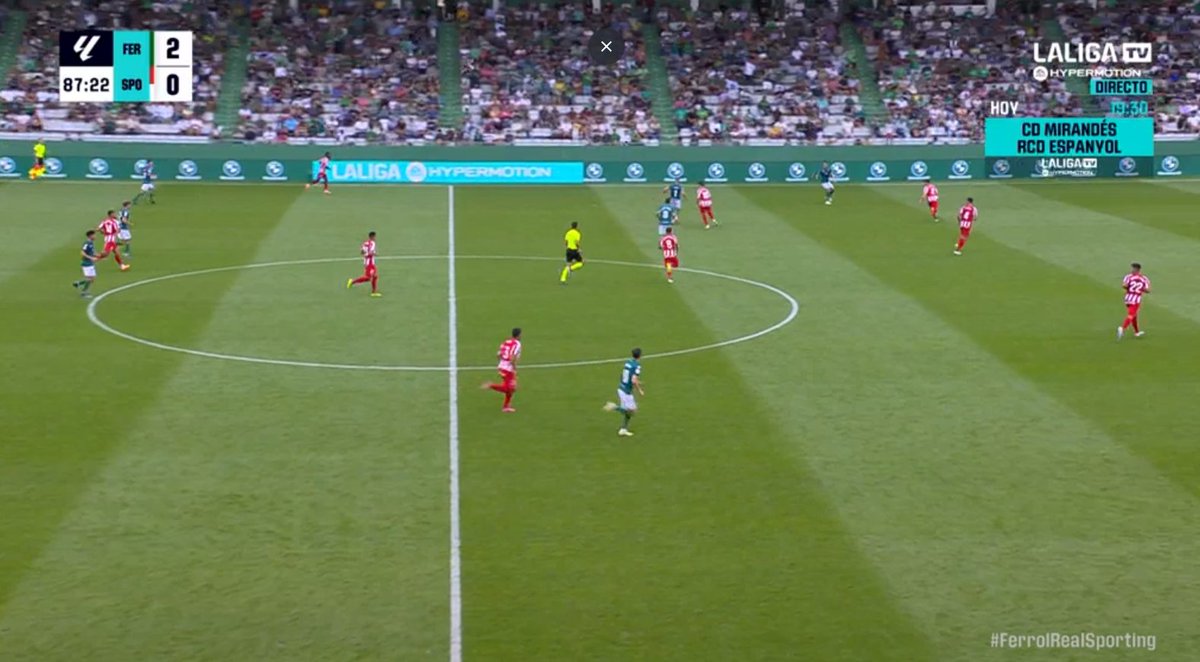 SergioMeana82's tweet photo. ➡️ Liga Hypermotion 🏆
✍️ Jornada3️⃣
🗒 @racingferrolsad ⚔️ @RealSporting
🥇Carlos Vicente 🇪🇦
Jugador vertical con y sin balón,desborde,velocidad, conducción...
➡️ Al Sporting le faltó presencia en campo contario y en el área,los errores Def. le condenaron.
#FerrolRealSporting https://t.co/qsdGwr2JDK