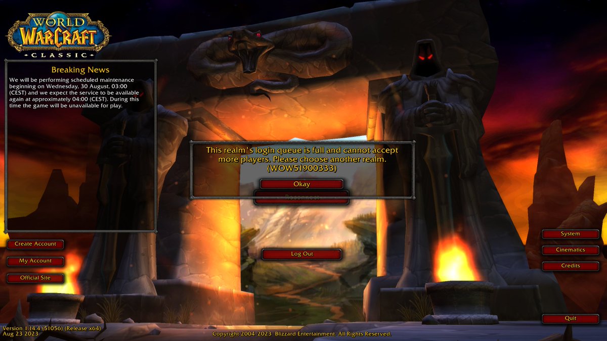 RealToza's tweet photo. 15+ yrs old game.. and the queue struggle is getting worse...
#worldofwarcraft https://t.co/KdDb7QHAKI