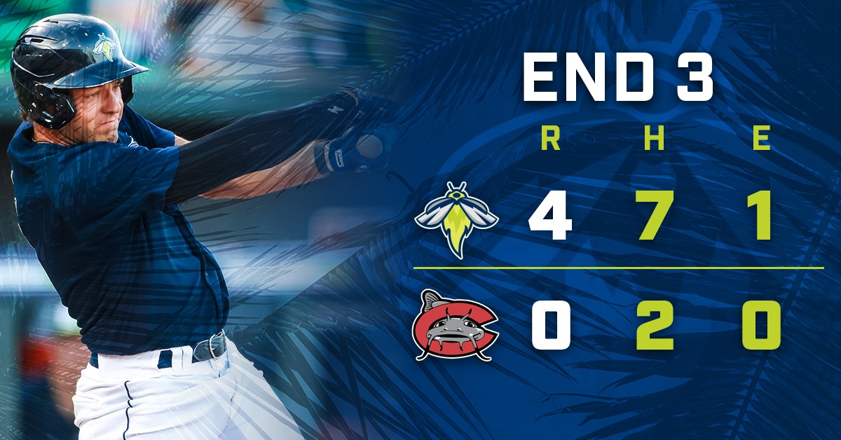 Our guy Trevor Werner is ridiculous. He smashes a three-run blast in the first (Did we mention it's his fourth round-tripper of the series) and we have a pretty solid lead to start things off!

Say it with us: #LetsGlow