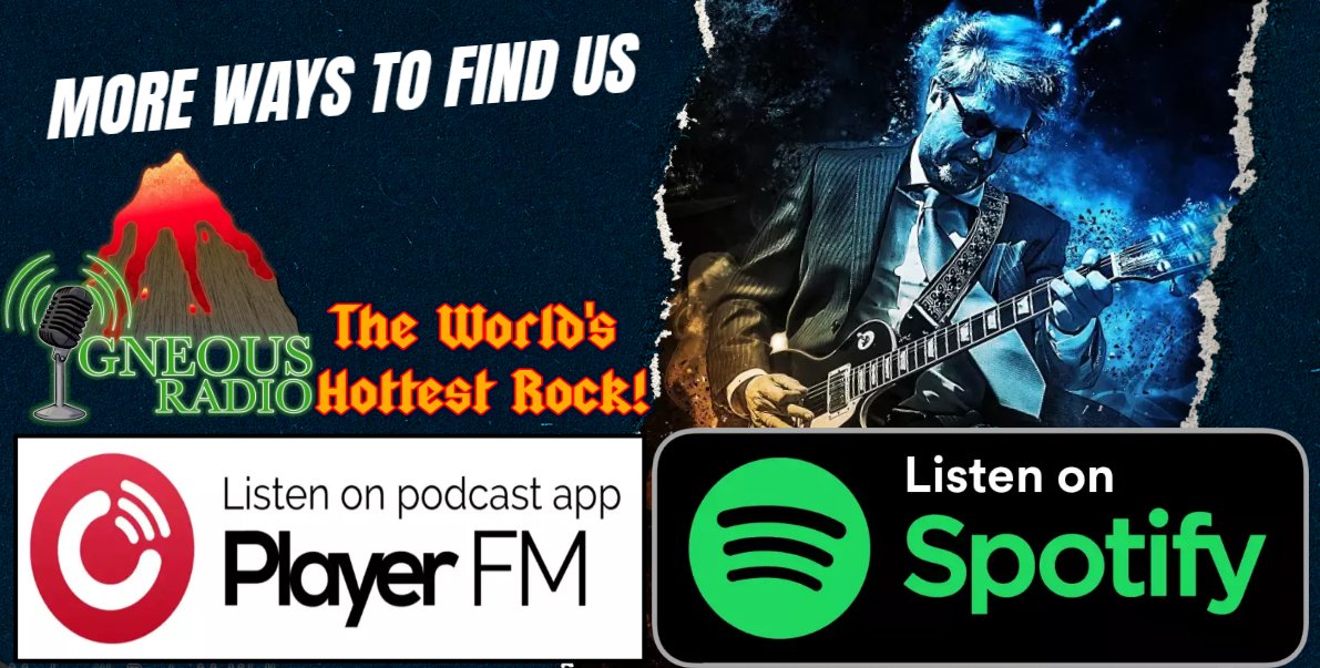 igneousradio's tweet image. Igneous Radio will soon be available on 2 more platforms! @PlayerFM and @spotifypodcasts know where to find The World&apos;s Hottest Rock 🤘 Do you?

Insta - @igneous.radio
Twiiter - @igneousradio 
E-mail - igneousradio@outlook.com

#rockmusic #Spotify #playerfm #radio #grunge #punk