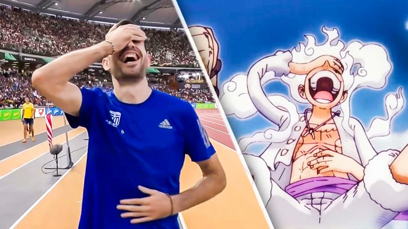 ManosNekro's tweet photo. @OnePieceAnime Tentoglou went Gear5 before taking wordls gold metal 2023 https://t.co/o93rp3OpIV