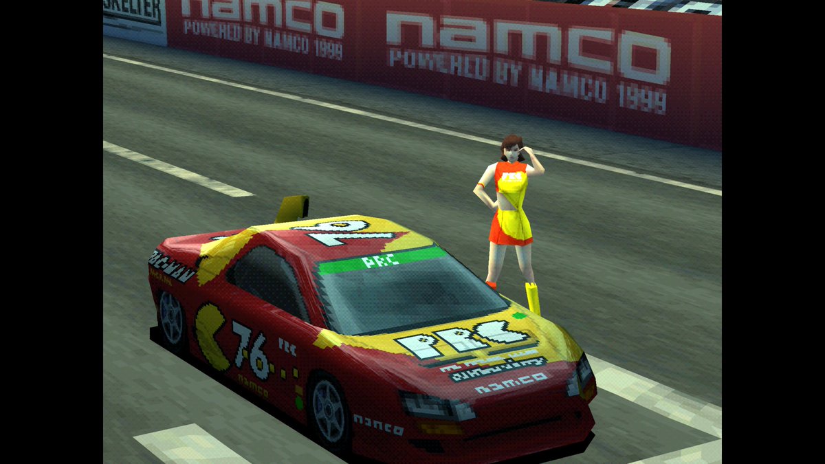 wireframejames's tweet photo. Wow, I did not expect an uprezzed port of #RRT4, but that's exactly what this is. Will suffice until a remake. #PS5Share, #R4RidgeRacerType4 https://t.co/cJdnZd1kvX