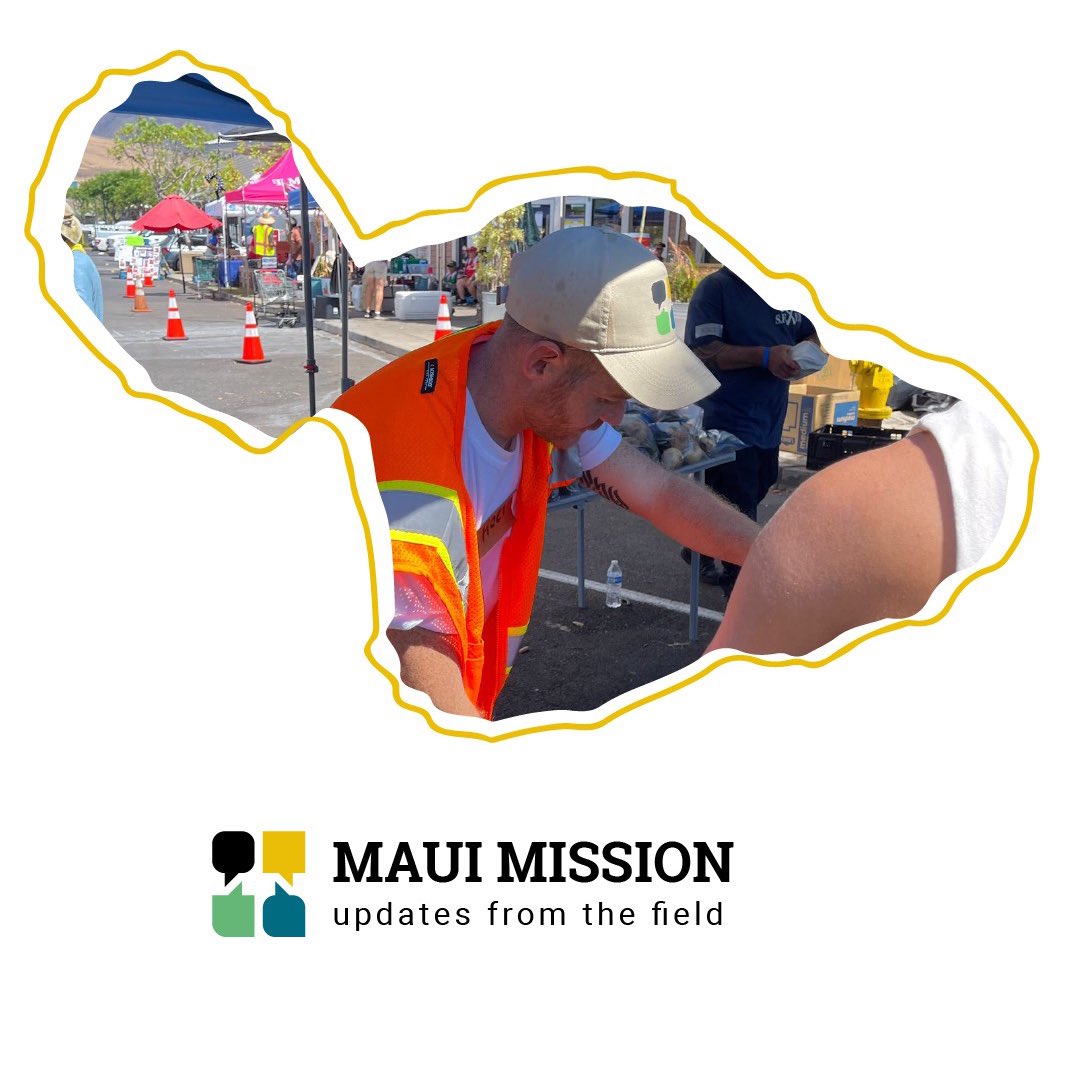 Our team is in #Maui actively assessing the situation & doing what we can to support the community. Our work here is ongoing & our commitment is unwavering. We're here & ready to help #mentalhealthawareness #mentalhealth #tedfellow #ted #wildfires #climatechange @essamdaod