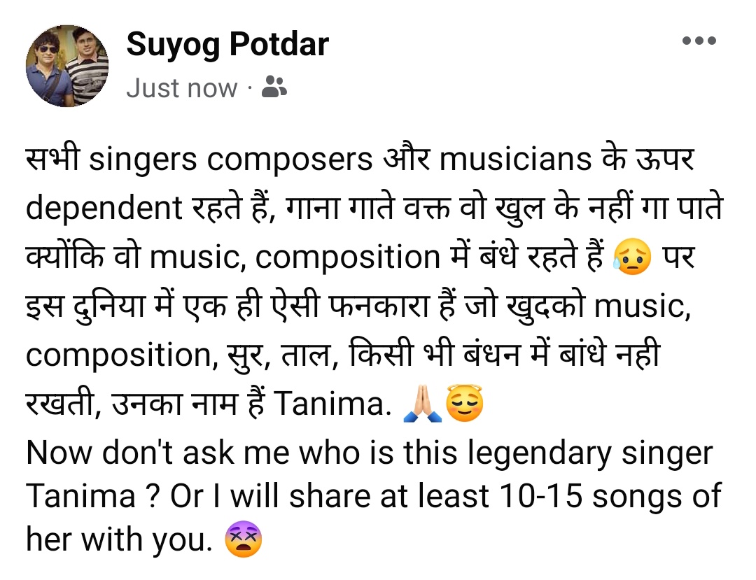 SuyogSays's tweet photo. #Singers #Music #Composers #Legend #Tanima 🙏🏻 https://t.co/1g0lo3Hybs