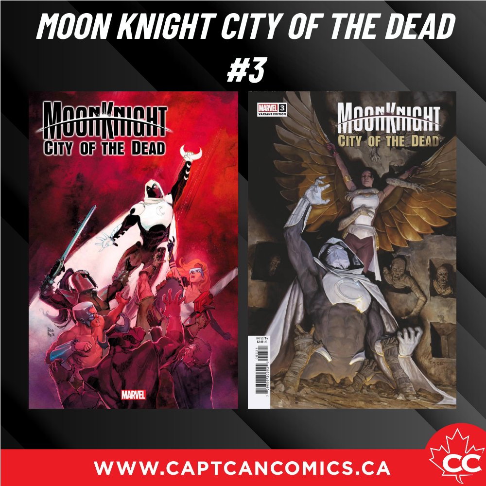Moon Knight and Scarlet Scarab must face an army of dead super villains in order to save a young runaway's life. But the City of the Dead is shaped by one's thoughts and memories...and right now, the only thing Marc Spector can think of is nonstop carnage. Don't miss Moon Knight