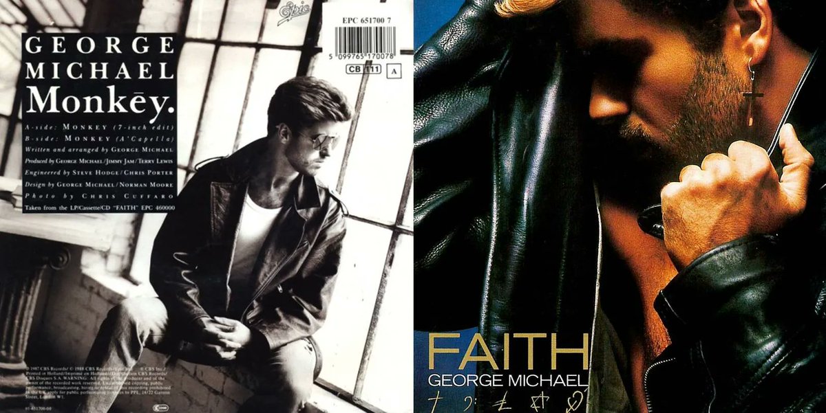 #GeorgeMichael's 'Monkey' from his debut solo album 'Faith' hit #1 on the US singles chart 35 years ago on August 27, 1988 | WATCH the official video, listen to the album + revisit our tribute here: album.ink/GMfaith