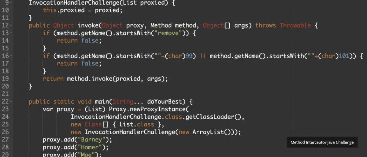 RafaDelNero's tweet image. Tool up with the 'Method Interceptor Java Challenge'! 💡 Learn the art of intercepting methods in #Java and add a new technique to your developer toolkit. 🚀
Ready to intercept and innovate? 🔗 bitly.ws/PAr4
#JavaSkillset #MethodInterceptorChallenge #javachallengers