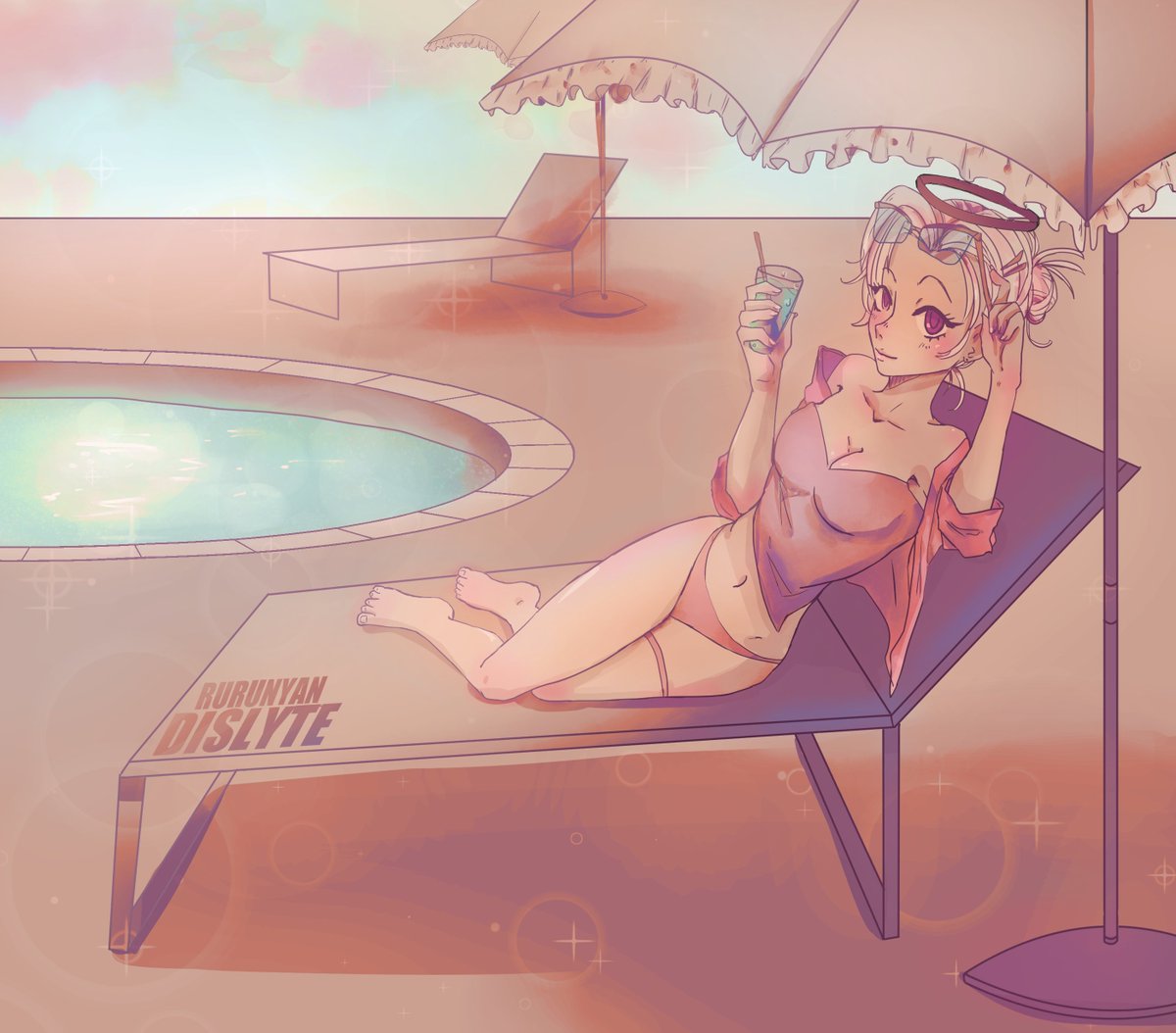 rururunyan_'s tweet photo. my first time entering a dislyte contest hehe it was so fun!!!🍹

#dislyte #dislytefanart #dislytehellosummer #シンネオ #디스라이트 https://t.co/TRq84HvXnV