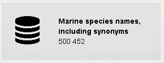 WoRMS: now 500 000 #marinespecies names.
On avg 2.06 synonyms per species marinespecies.org
