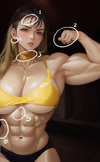 1- Weird shade generation
2- Hand has only 4 fingers
3- Nonsensical choker texture
4- Seems it tried to generate an earring but ended up blending with hair
5- Odd yellow spot
6- Weird arm generation

IDC if people make AI drawings, but don't go lying you drew it yourself https://t.co/yyXSLMTUFL 