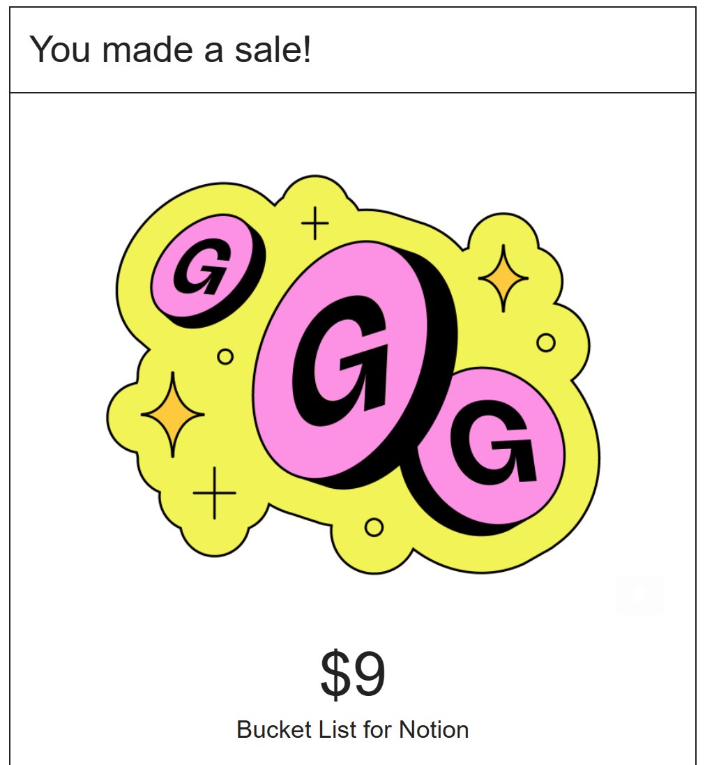 TheNotionBros's tweet photo. First sale of our bucket list 🥳🥳 https://t.co/LMDP7pjom3