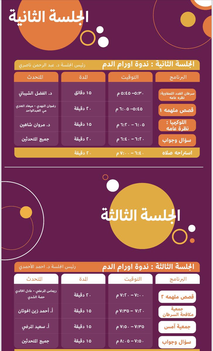 SaudiBlood1's tweet photo. المتلقى التوعوي عن امراض الدم تحت شعار "وياك "

📆 اليوم: ٢ سبتمبر ٢٠٢٣
🧭 الوقت: ٤-٨ المساء ( توقيت السعودية)
🌏 المكان: عن طريق البث الالكتروني (زوم) 

محاضرات علمية، قصص ملهمه، سؤال وجواب، وبمشاركة  @amass_org و @saudi_cancer 

التسجيل مجاني🆓 :
https://t.co/xawtFvR3PE

#SSBD https://t.co/djLTP5YBGn