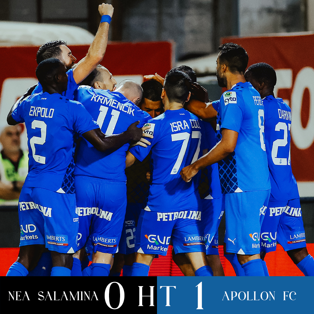 APOLLONOFFICIAL's tweet photo. ⏸ #𝗛𝗮𝗹𝗳𝗧𝗶𝗺𝗲 | 𝗪𝗲 𝗹𝗲𝗮𝗱 𝗮𝘁 𝘁𝗵𝗲 𝗯𝗿𝗲𝗮𝗸 🔵⚪ #SALAPO https://t.co/6pfFEvXaRa