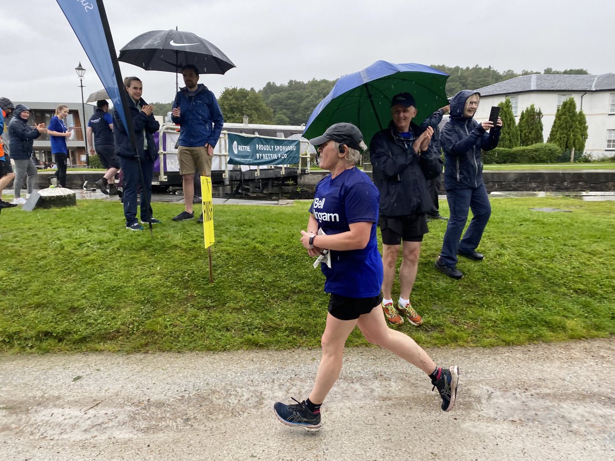 Well done to super speedy David Michie of <a href="/NFUStweets/">NFU Scotland</a>, the fastest runner at the #GGC23 on Friday! We’re equally proud of those who took part having never run anything like that distance before. 💫 Many thanks to everyone donating - so close to our £50k🎯rsabi.enthuse.com/cf/great-glen-…