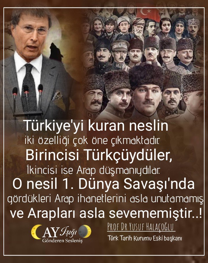Türk Tarih Kurumu Eski  başkanı 
Prof Dr Yusuf Halaçoğlu diyor ki;