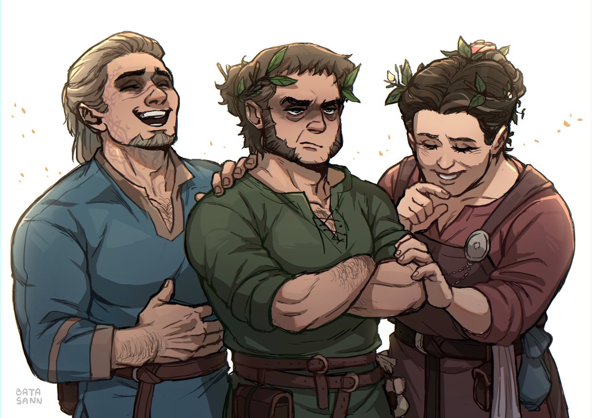 I've been joining a D&amp;D campaign run by my friends lately. Here are some of my characters. 💕
#OCs #DnDart #DnDcharacter #DnDCharacterArt