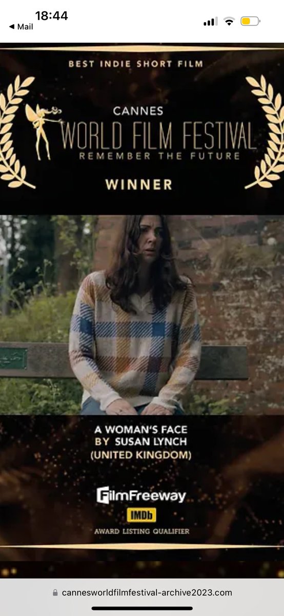Well Done to cast and crew of our very indie short…. We hoots of its achievements so far ….