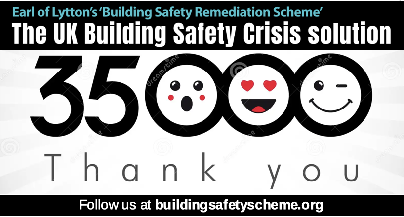 polluterpaysbsb's tweet photo. Extraordinary! Over 35,000 people are now demanding @michaelgove implements the Earl of Lytton's https://t.co/6mb7YFFbg3 in an online petition.
This amendment protects every flat owner in the country from ruinous building safety remediation costs! If you, your family, or friends haven't signed. Join us!
SIGN HERE: https://t.co/6yetNkiYRZ
#BuildingSafetyCrisis #EndOurCladdingScandal @TedBaillieu @stephenjdesmond @ZahrahAullyboc2 @ahillslegal @gtomlin