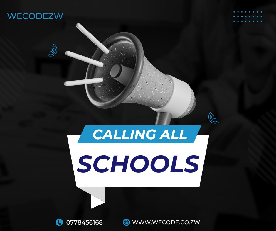 wecodezw's tweet photo. 🌟 Calling all schools, groups, and passionate individuals! 🌟 Are you excited about empowering the next generation with essential computer skills like programming, coding, and robotics? We're thrilled to announce that we're partnering with schools to bring these enriching https://t.co/vKVBJ0NhEb