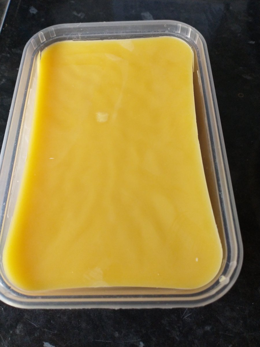 Wax cakes....ready to make into new foundation sheets. 
They feel wonderful and smell glorious!