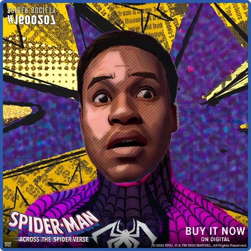 _digitalkid's tweet photo. You're looking at the newest member of the #SpiderVerse Spider Society. Get your custom #Spidersona at https://t.co/zRXgkmr3Cz! 
#Earth42Sweepstakes https://t.co/x5DfUjYphf