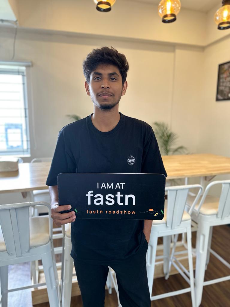 sagarptwt's tweet photo. Just attended my first tech session @fastn_stack and it exceeded all expectations! Met incredible people, received awesome swag, and even ranked first in the quiz! Feeling motivated to explore more in the tech world. #TechSession #fastn #fastnroadshow #fastnbangaloreroadshow https://t.co/EqiYQ6PUrl