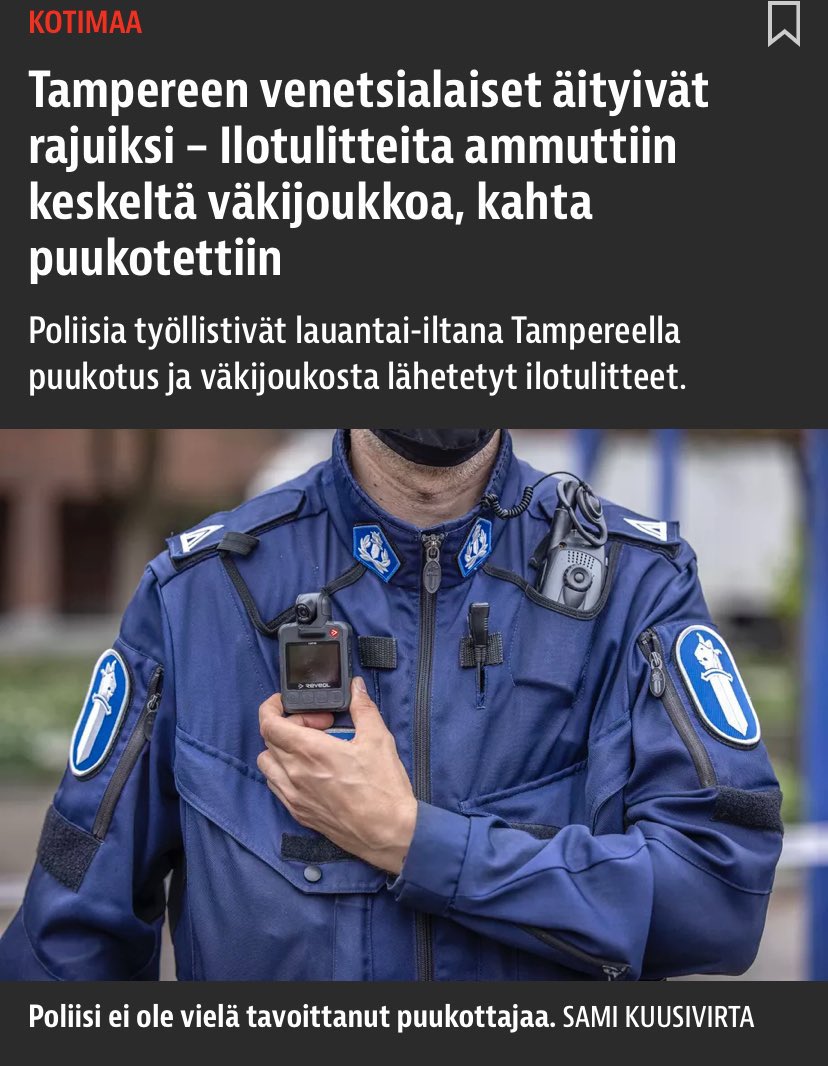 En tiennytkään Tampereella asuvan venetsialaisvähemmistöä, varsinkaan rajua tai väkivaltaista.