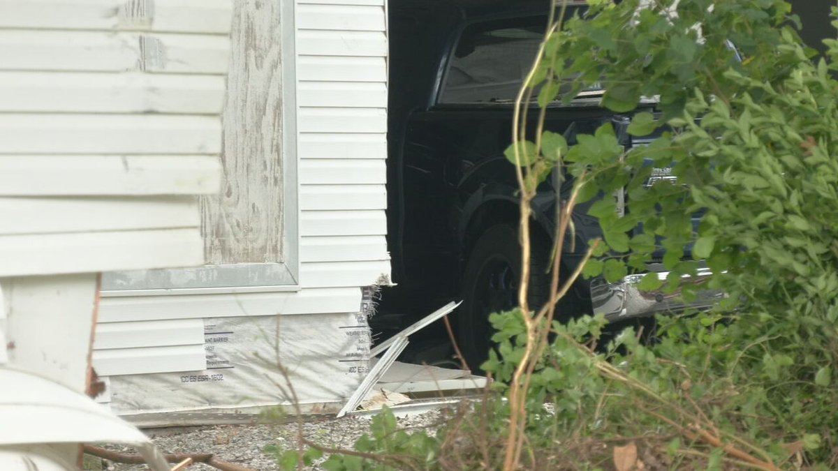 LMPD investigating after a truck crashes into two homes on Elam Dr. They believe the driver had a medical episode. The driver and no one in the homes were hurt. @WDRBNews