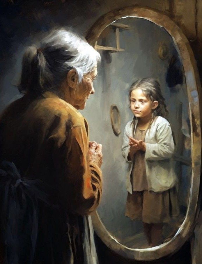 Cuando vas hacia el espejo
y dialogas con tu niña
tu reflejo se encariña
con tus canosos consejos
En mi décima festejo
tu vejez y tu ternura
sé feliz en la hermosura
de la nieve en tu cabello
sigue viendo lo más bello
del mundo con su locura
#Cuba 
#FelizDomingoATodos