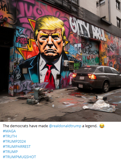 Kudos to whoever made this! 👇

The @realdonaltrump legend will live for ever!