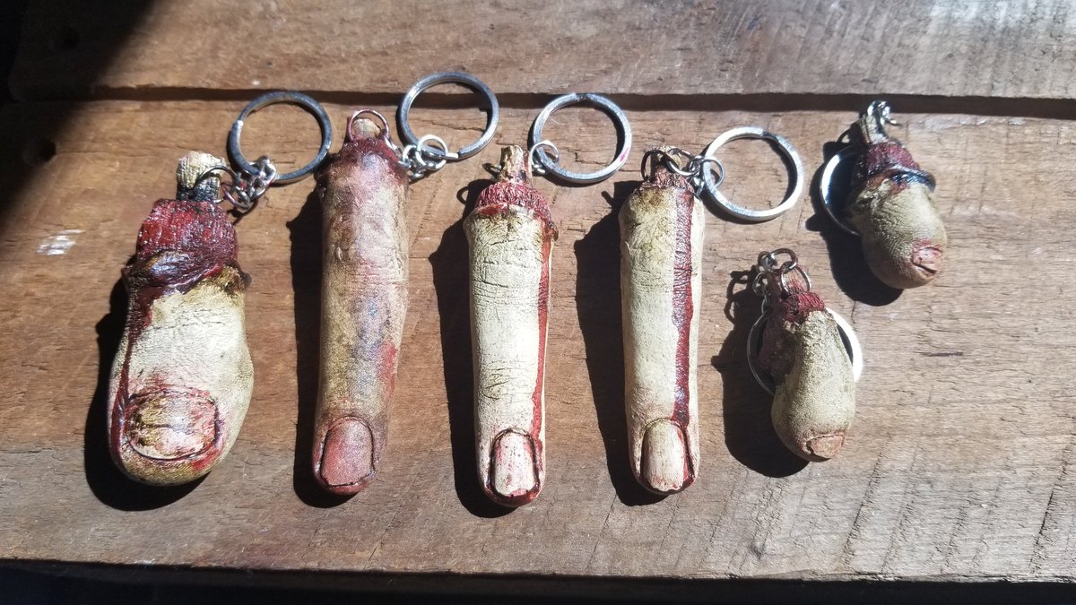 imeatsstuff's tweet image. Severed Finger Keychains are back this Halloween season! 

This year we've made them stronger than ever by adding solder to our jumps! 

Order now! Link in bio. 
Worldwide shipping available.

#horrorkeychain #halloween2023 #halloweenaccessories #eatsstuff