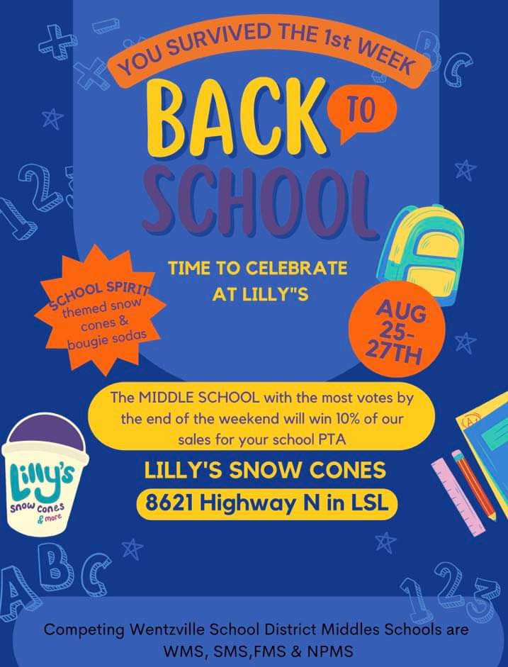 PtoSms's tweet image. Last day to cast your vote for your favorite school!  Visit Lilly&apos;s Snow Cones, LLC anyone today until 9pm. 
Let’s Go Wolves!!!
 #teamSpirit. #WSMS @WSMSwolves