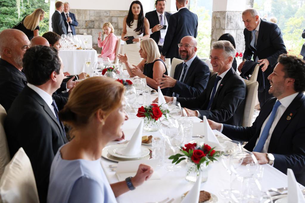 Dinner among friends. Unity and solidarity on the menu. #WesternBalkans