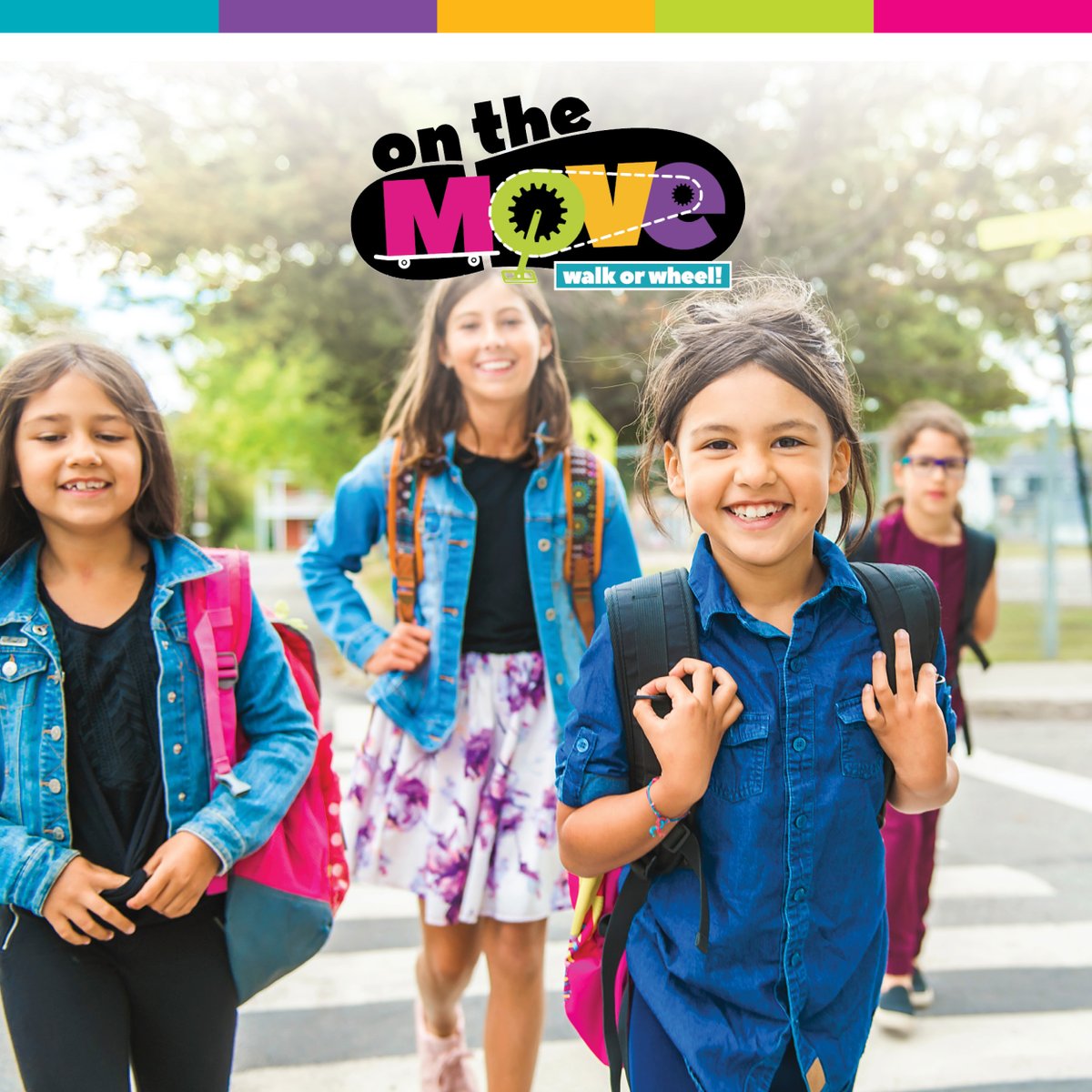 The start of a new school year means creating new routines like walking 🚶 &amp; wheeling 🛴🚴👨‍🦽 to/from school. Plan and practice your route before the first day of school, and get ready to be #OntheMove. #ActiveSchoolTravel
