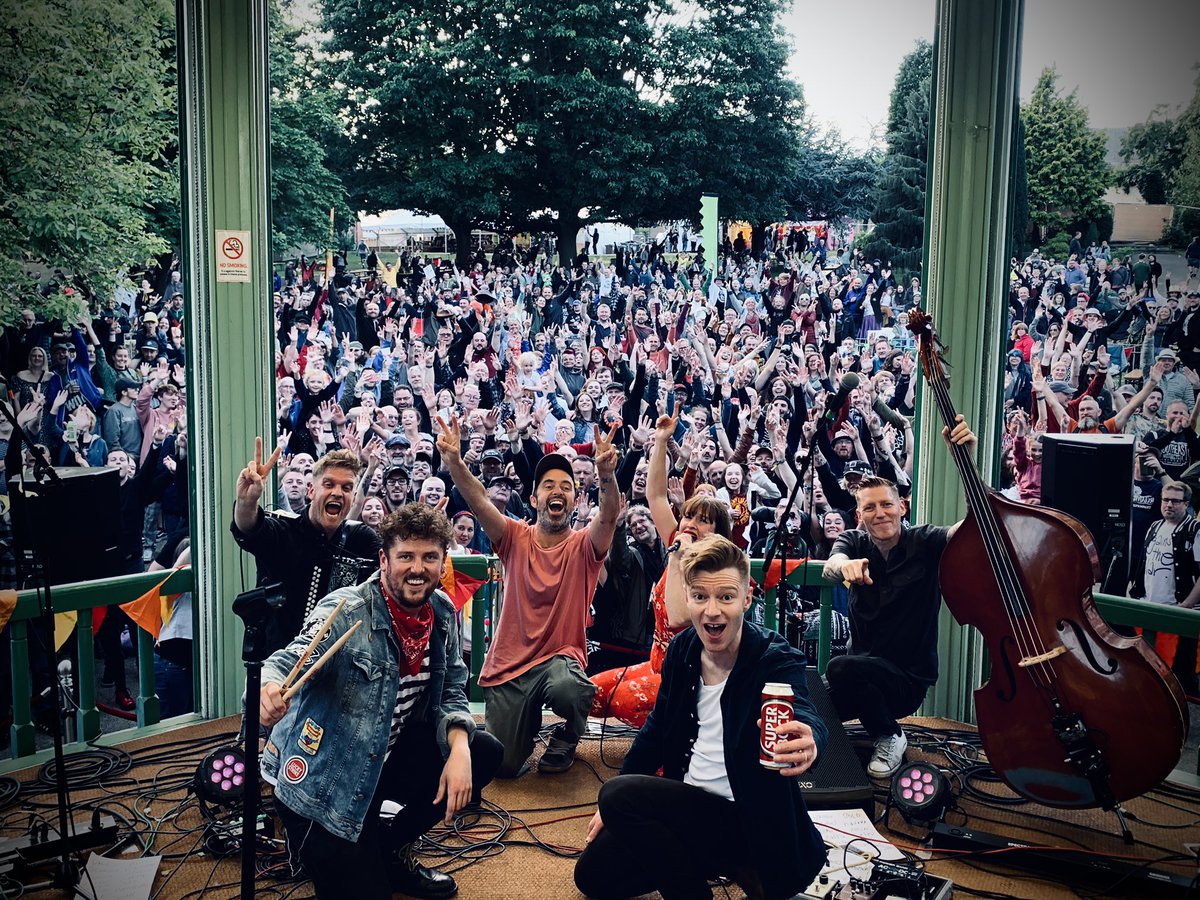 Loved that <a href="/foolhardyfolk/">foolhardyfolkfestival</a> 🙏❤️ Thanks for partying with us and thanks to <a href="/beanstoast/">Beans on Toast</a> for having us! The bank holiday weekend is still young! 👊🍻