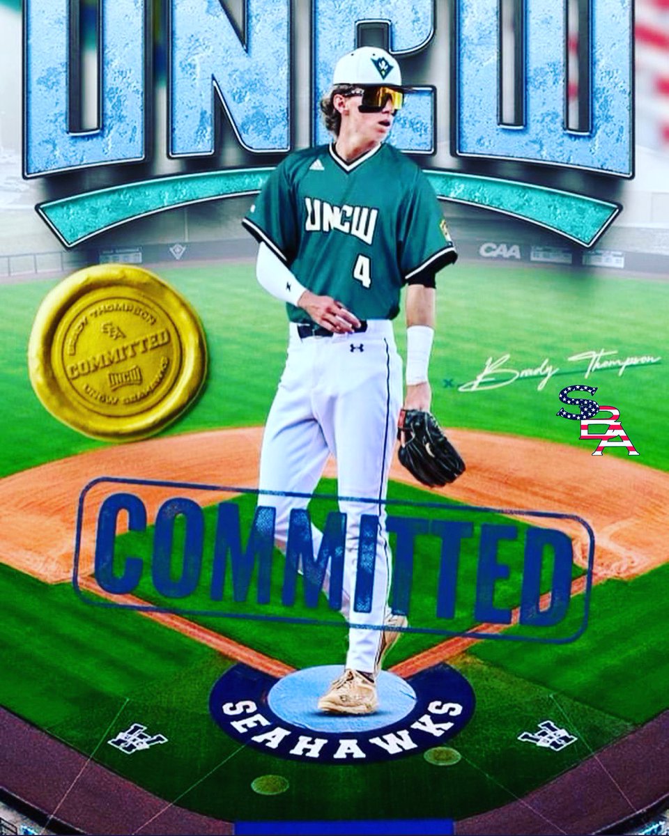 sbacollegepros1's tweet photo. Congrats to our dude! 2024 MIF/RHP @Brady14682216 on his commitment to play baseball for the Seahawks @UNCWBaseball @SBATheShow https://t.co/ZpWRF6V49M