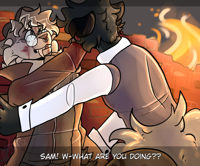 rye_blvd's tweet photo. commission for @MissFireWolf of their characters Sam and Will! I love these boys, will never get tired of drawing them<3

#commissionart #art https://t.co/s1IR7bx70H