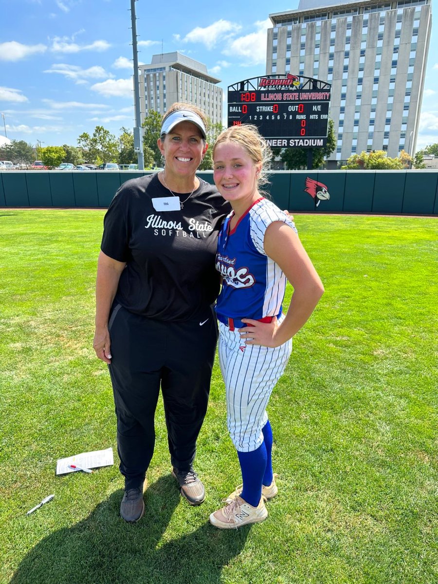 Thank you <a href="/RedbirdsSB/">Illinois State Softball</a> for another great camp!! I had a great time and will definitely be looking out for the next one!! @Coach_Crams @CoachHeflinISU @Hailey_Cole_ <a href="/B_LAFOUNTAINE10/">Brandi La Fountaine</a>
<a href="/07Heartland/">Heartland Havoc '07 18U</a>