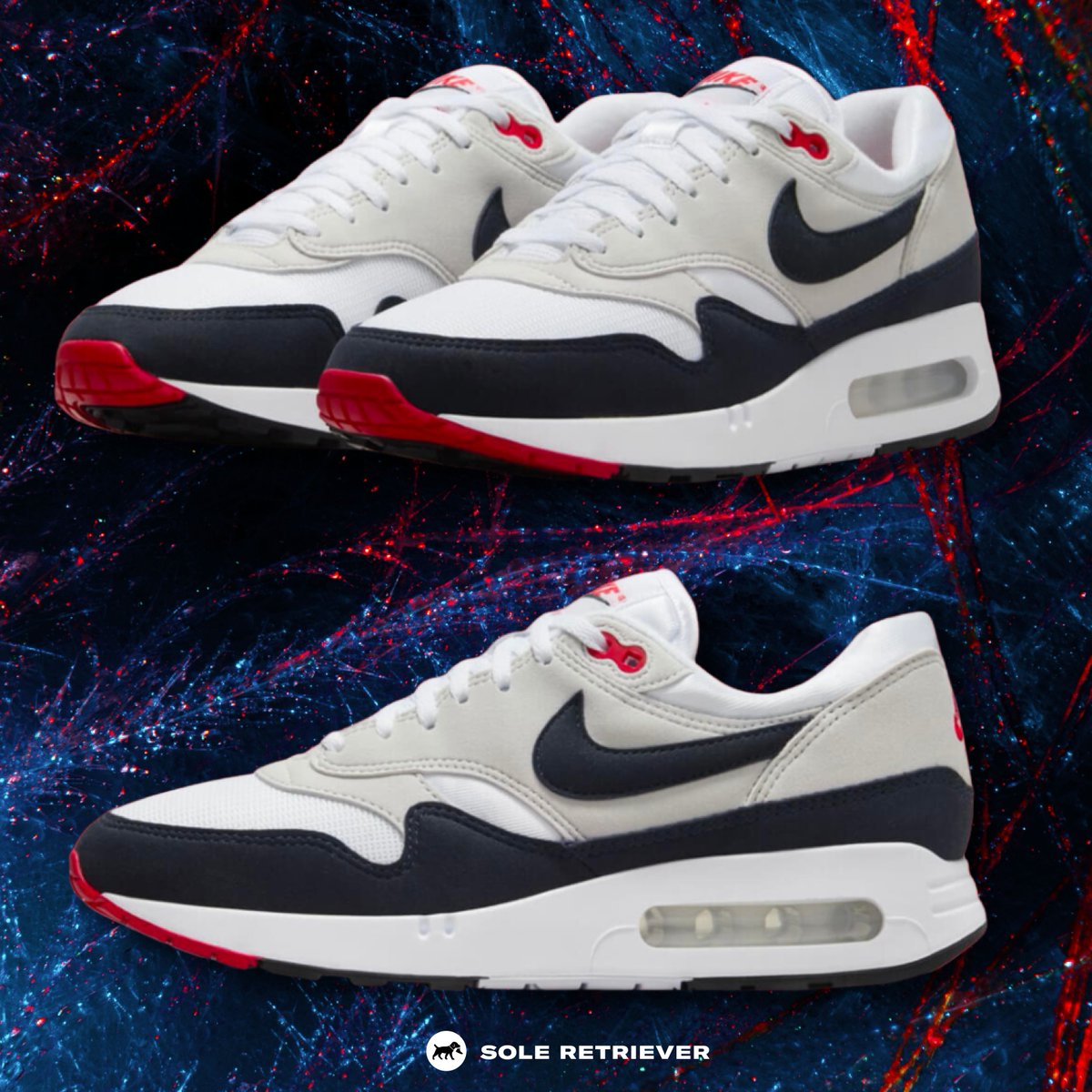 SoleRetriever's tweet photo. RETURNING: Nike Air Max 1 '86 OG "USA"🇺🇸

🗓️ September 9th
📝 DQ3989-101
💰 $150 https://t.co/iWXU6xAPNg