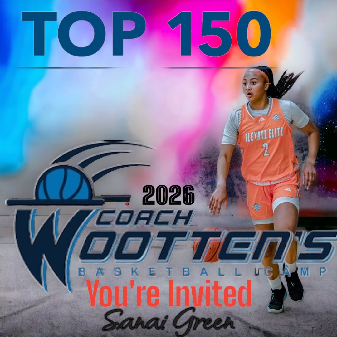 Congrats to 2026 @Green26Sanai on being invited to @Wootten_Camp Top 150 camp! #EYG⏫️