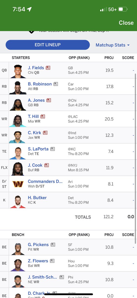 My 2023 Fantasy Football draft 
Tell me what you think⬇️ will I go b2b?
#FantasyFootball