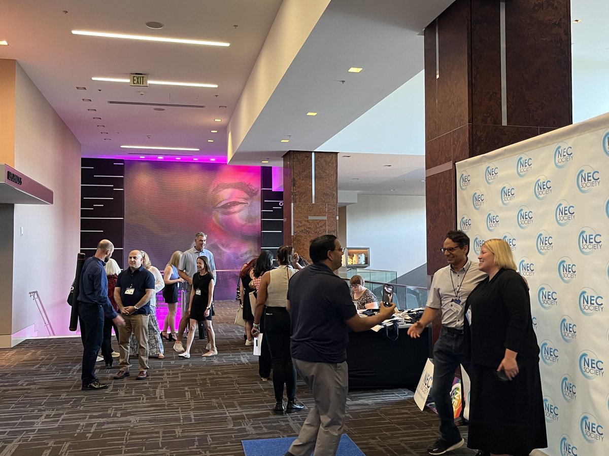 SusanHintzMD's tweet photo. Great to see friends and colleagues at ⁦@NECsociety⁩ #NECSanDiego NEC symposium!  #WorldWithoutNEC https://t.co/znkZ93g99Q