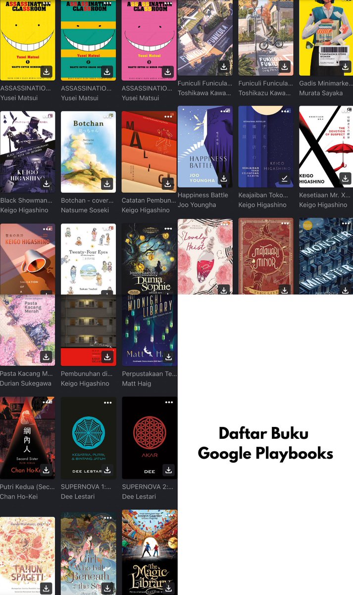 Aaden32's tweet photo. SHARING GRAMEDIA DIGITAL / GRAMDIG

Format pemesanan :

Paket : fiksi/fullprem/gplaybooks
Tanggal periode gramdig/masa aktif :
Harga :

Yg di sebelah kanan list daftar buku yang ada di gplaybooks https://t.co/uR2nTV82sd