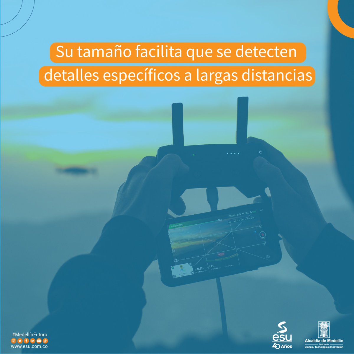 esumedellin's tweet image. ¡Eleva tu perspectiva con los drones! 🚁🤩 Descubre el mundo desde nuevos ángulos y captura momentos únicos. ¿Listo para volar alto? ¡Conoce mucho más en nuestro #Podcast #TheCloud! #DronesExploradores #VuelaAlto