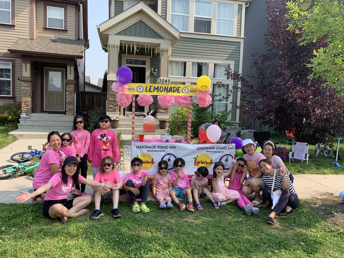Our hearts are full of lemon love! 💜🍋

Today, kids in communities across Alberta put on their fundraising hats to support Stollery kids during <a href="/simplysupperyeg/">Simply Supper</a>'s 10th Annual Lemonade Stand Day!

It's not too late to support a stand! Visit LemonadeYeg.ca to donate.