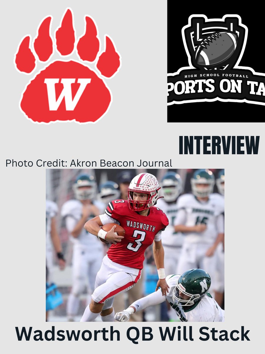 SOTPodcast's tweet photo. SOT High School Football Week 2 recap will be live Monday August 28th. Scheduled to join the show is Wadsworth QB Will Stack and Lakewood WR Alex Symons.

https://t.co/vPEZbGqNHq

@whsgrizzlies @WHSgrizzliesFB @wstack20 @LkwdAthletics @RangerReports @AlexSymons_5 https://t.co/au6FfpX3NW