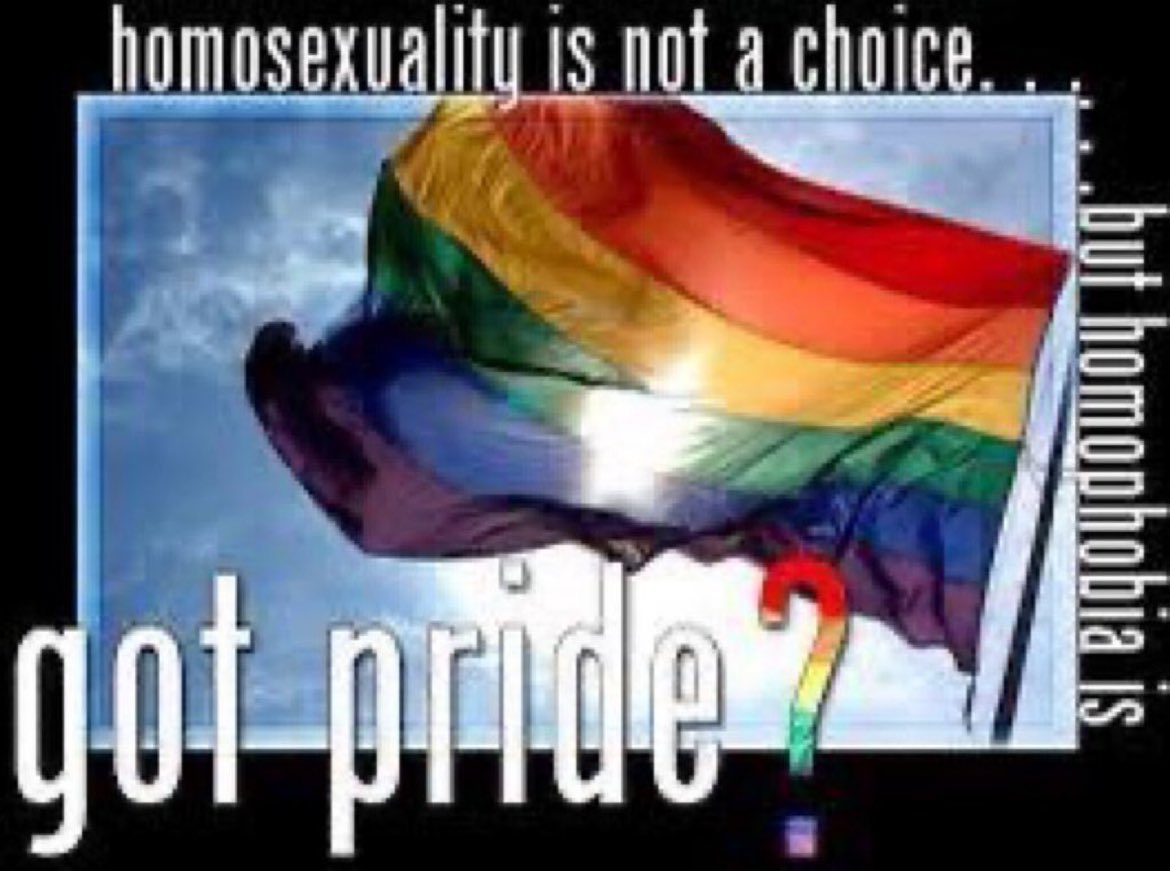 Homosexuality is not a choice. But homophobia is. 

RP or like if you agree. 🏳️‍🌈