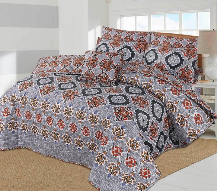 7  Pcs Comforter Set In Cotton Fabric 1 king size bedsheet , 2 pillow cover , 1 cushion cover and 1 comforter with polyester filling 
Price :4000/: Rs.    But Sale price : 3300/: Rs😍😍
#COTTON #comforterset #bedsheets