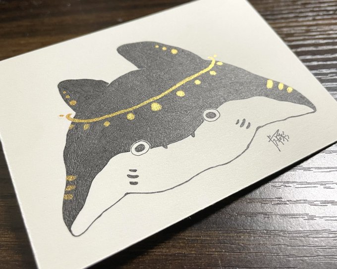 「shark signature」 illustration images(Latest)